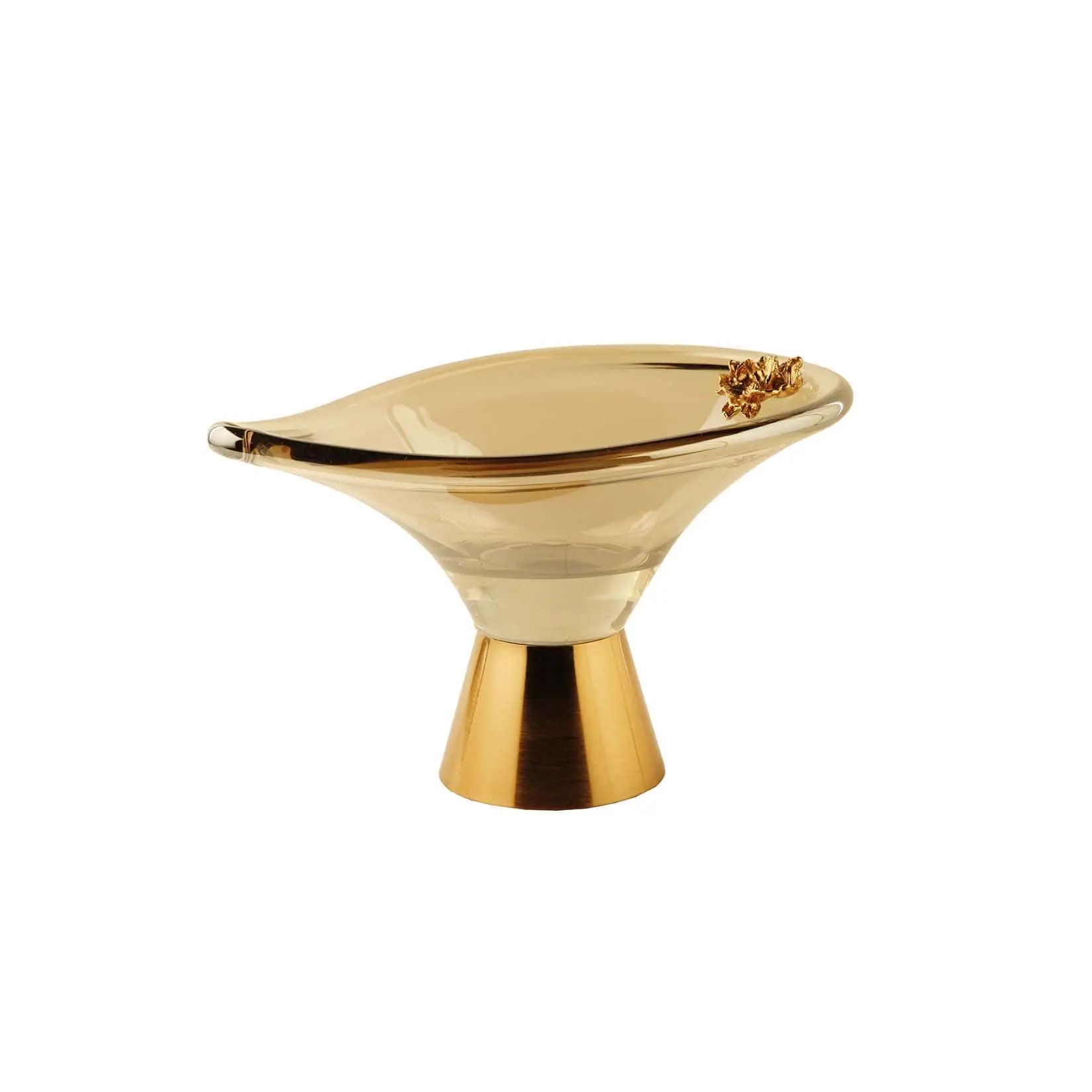 بلور مورانو اشکی گود پایه مخروطی