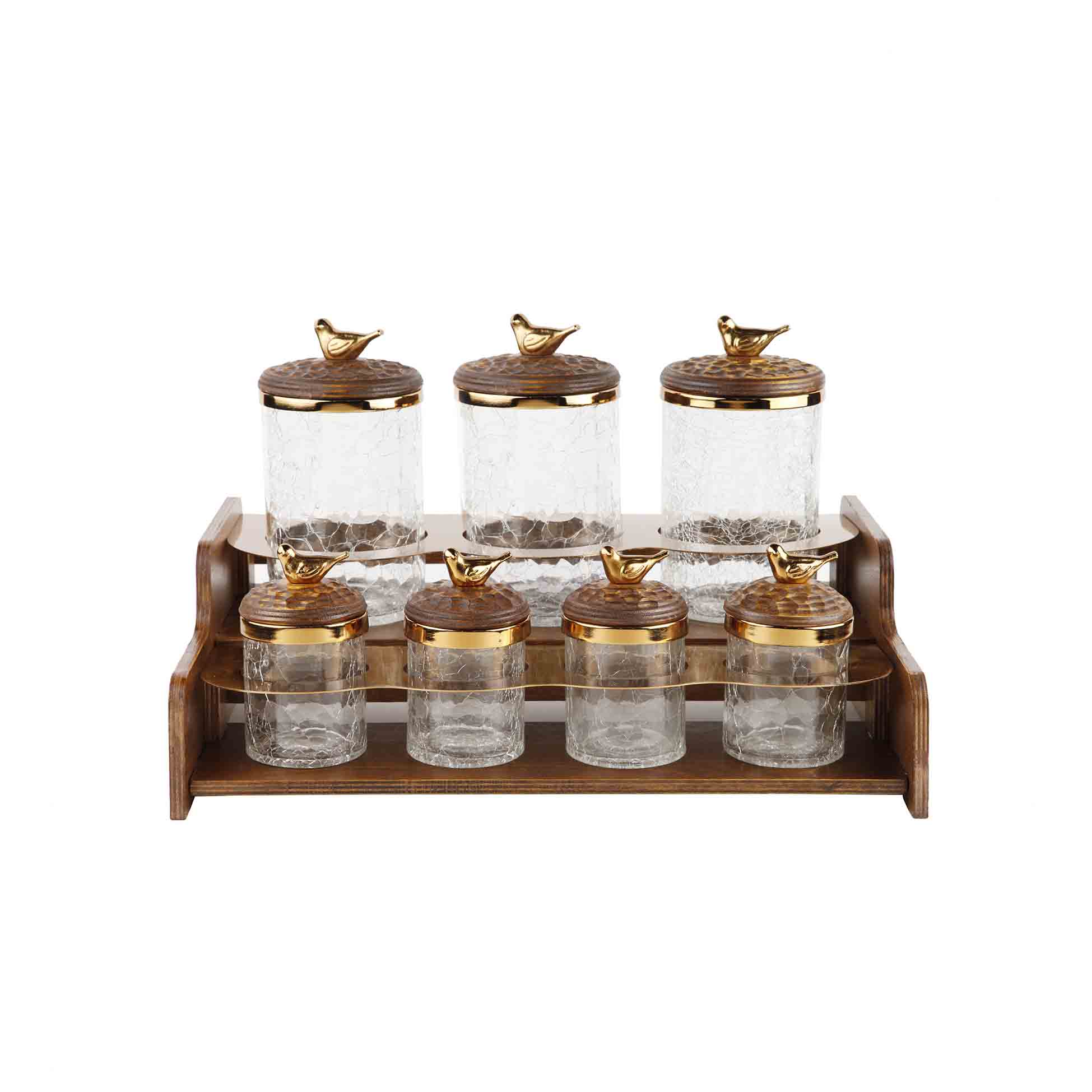 پاسماوری دو طبقه همسطح چوب فلز کبوتر