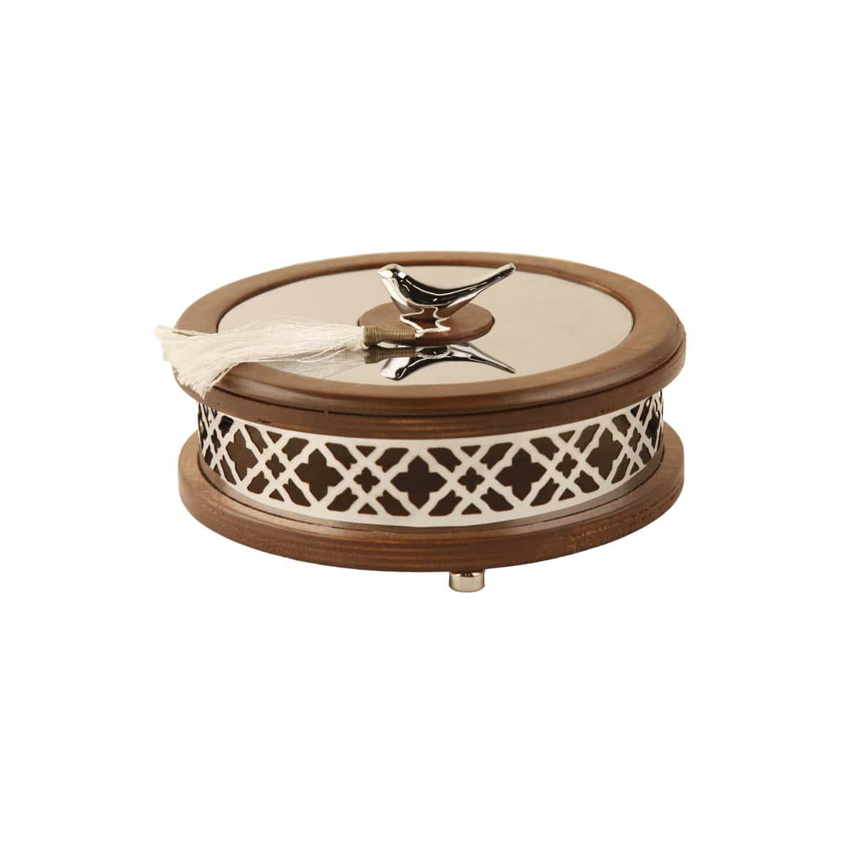 شکلات خوری گرد تابان سیلور