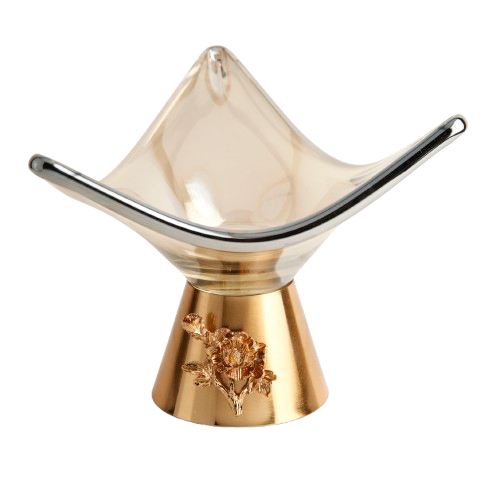 آجیل‌خوری فلزی طرح مورانو مدل سه‌پر