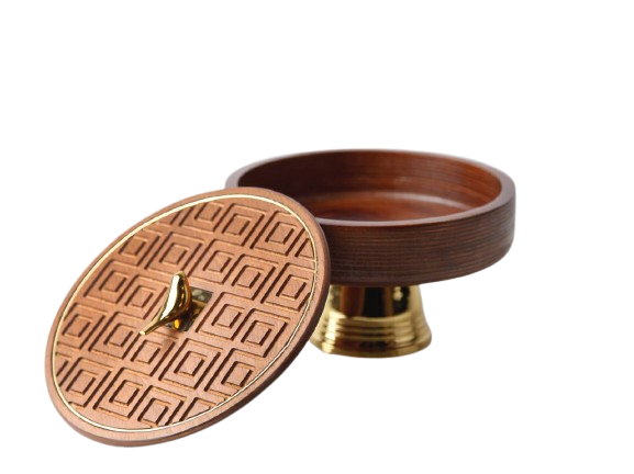 شکلات خوری گرد پایه دار دایان