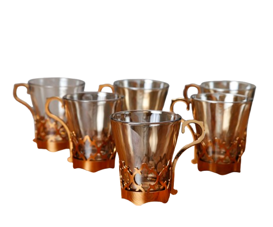 انگاره طرح شاخه ای  دسته بلند برنز