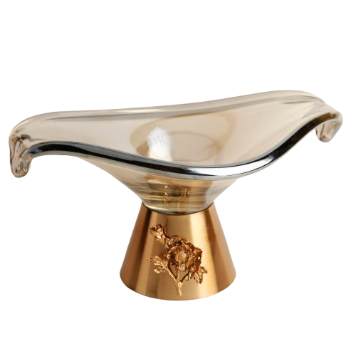 شکلات خوری بیضی لبه دار متوسط مورانو