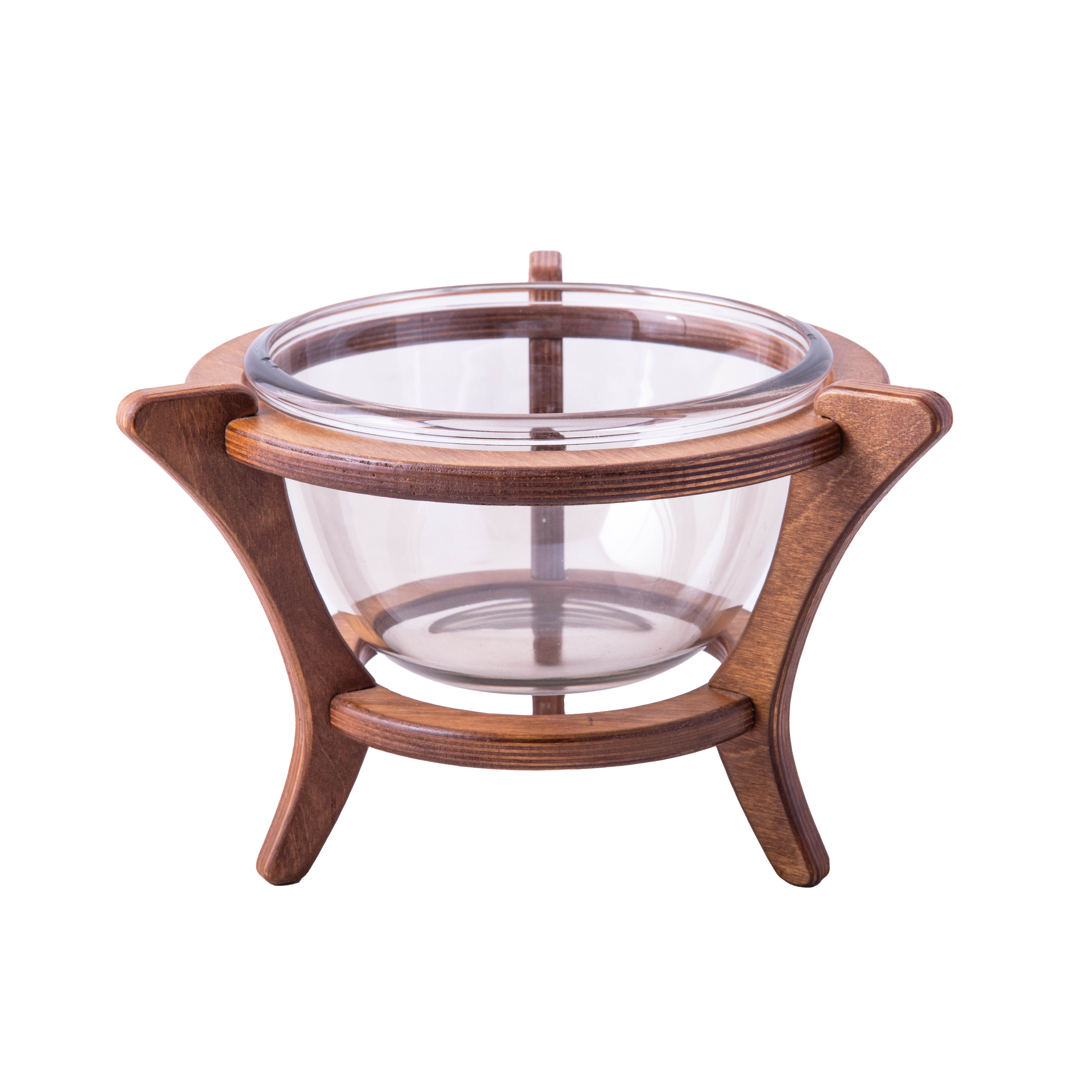 سالادخوری چوبی سه‌پایه آسا