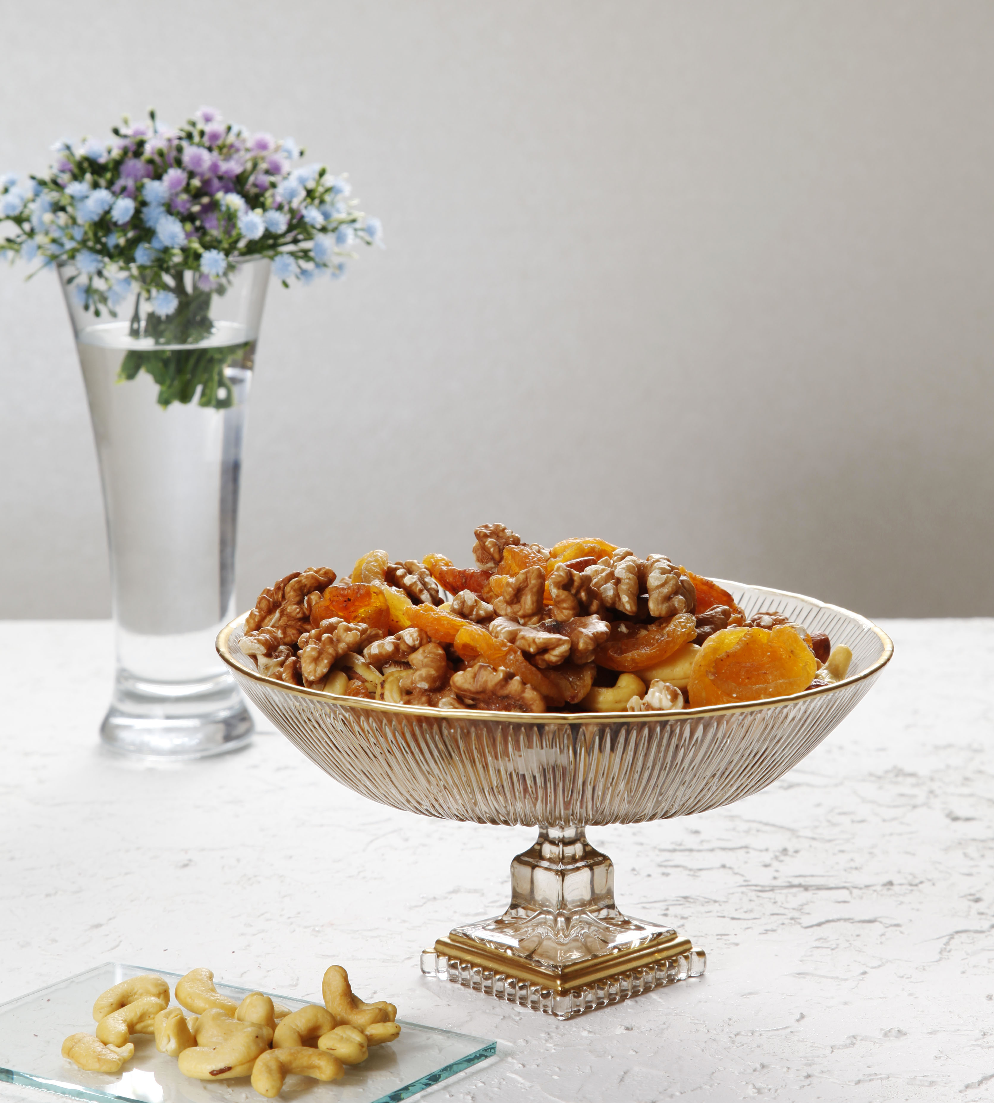 آجیل‌خوری نیم‌گود پایه بلور سولو