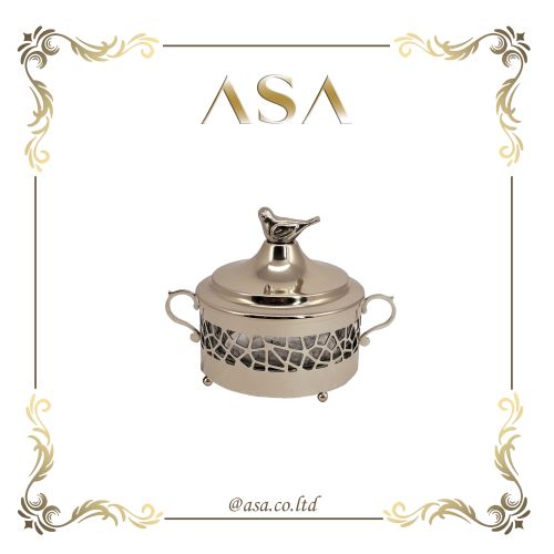 قندان فلزی طرح سنگی بزرگ برنز