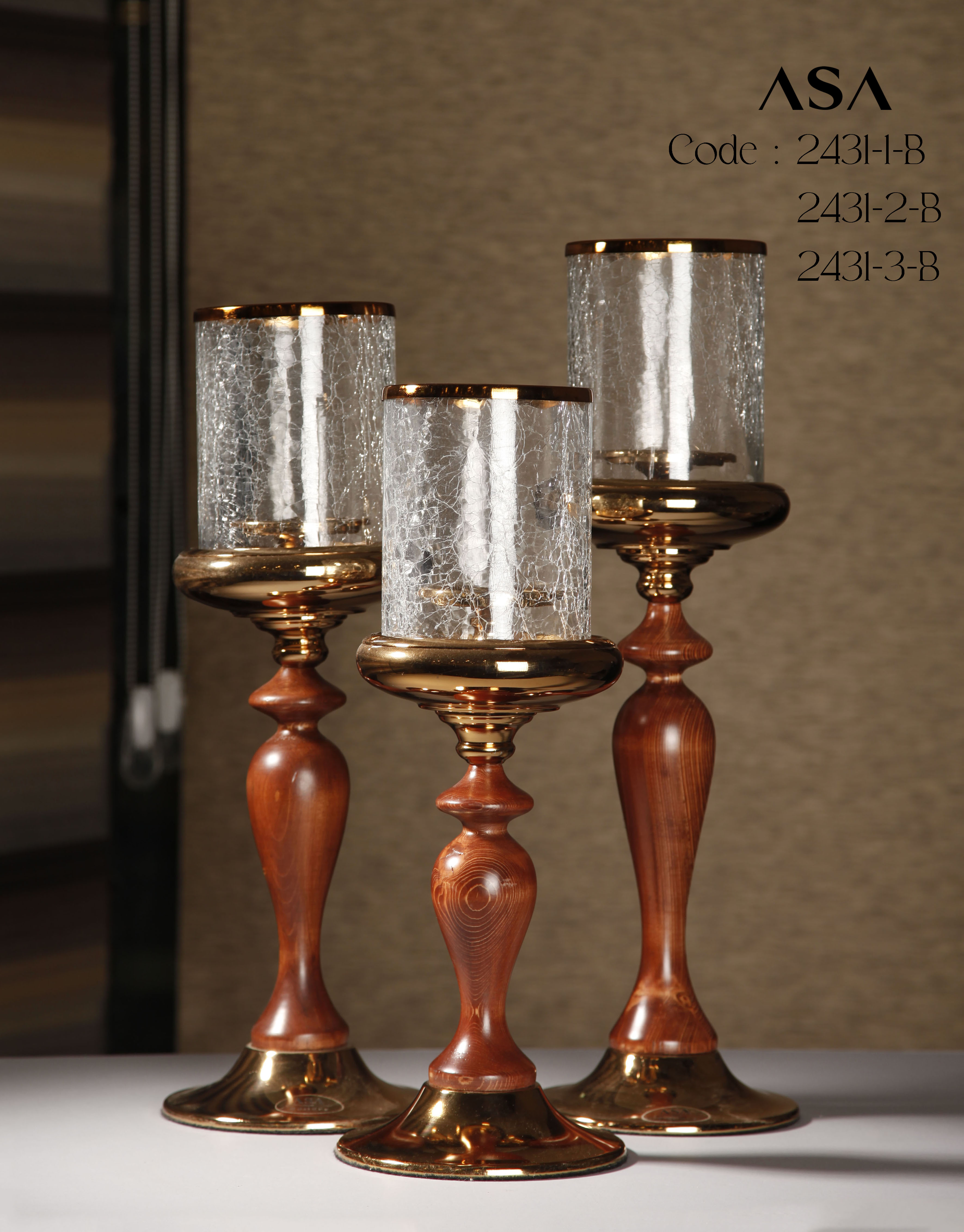 شمعدان رومیزی برنز