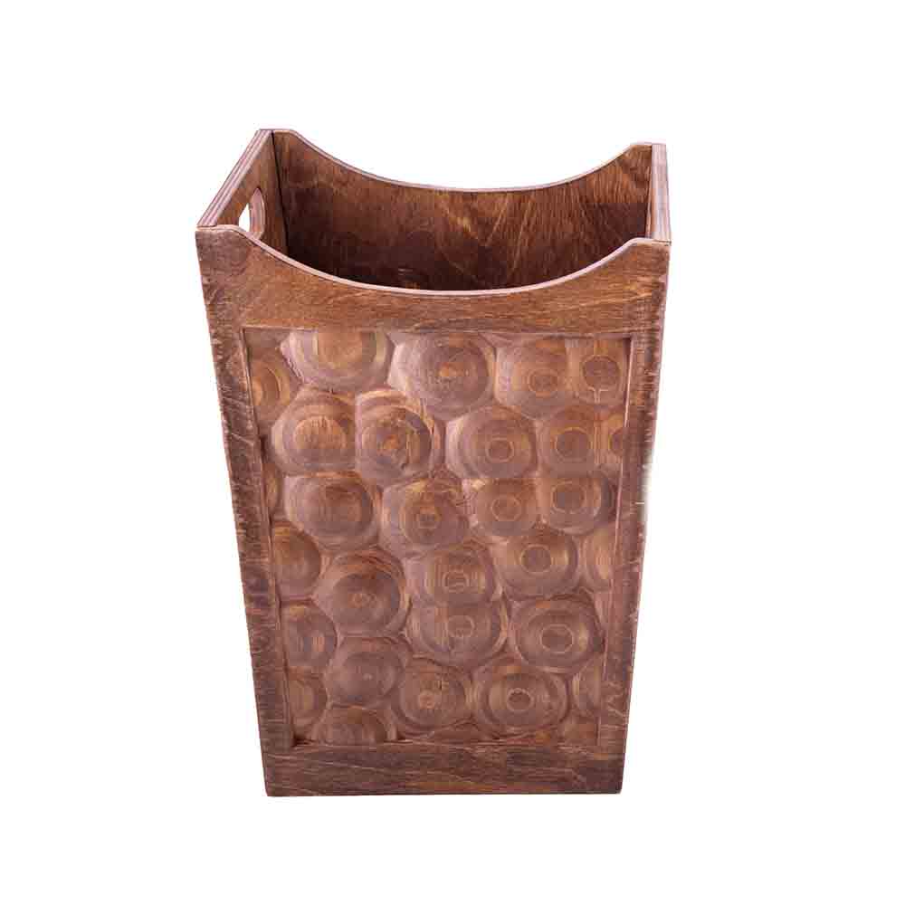 سطل چوبی طرح دايره