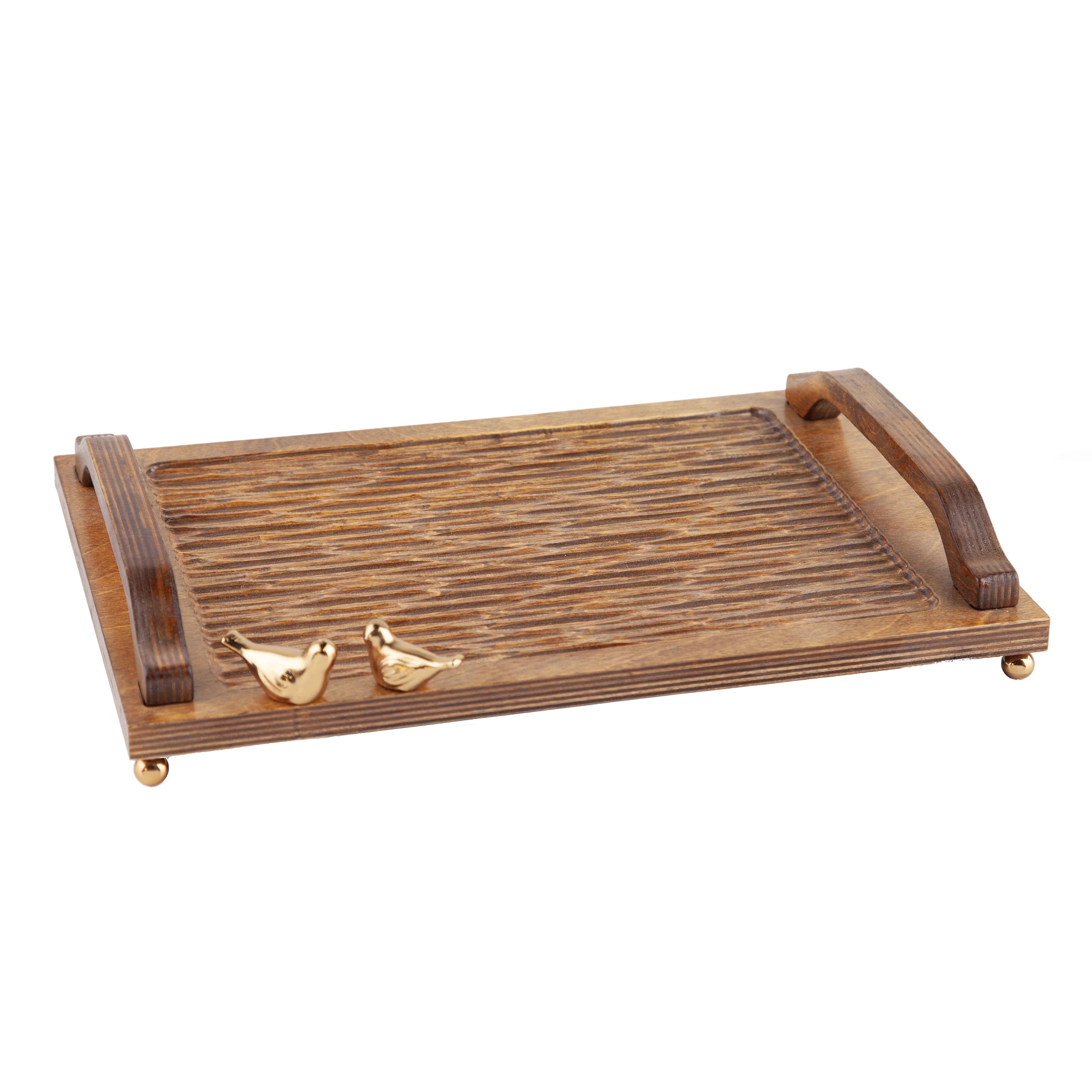 سینی چوبی کف مغاری