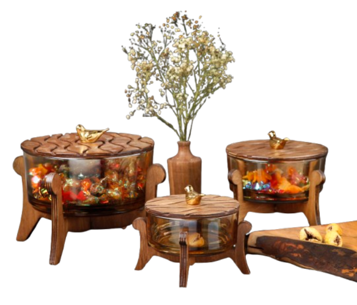 شکلات درب دار طرح باران