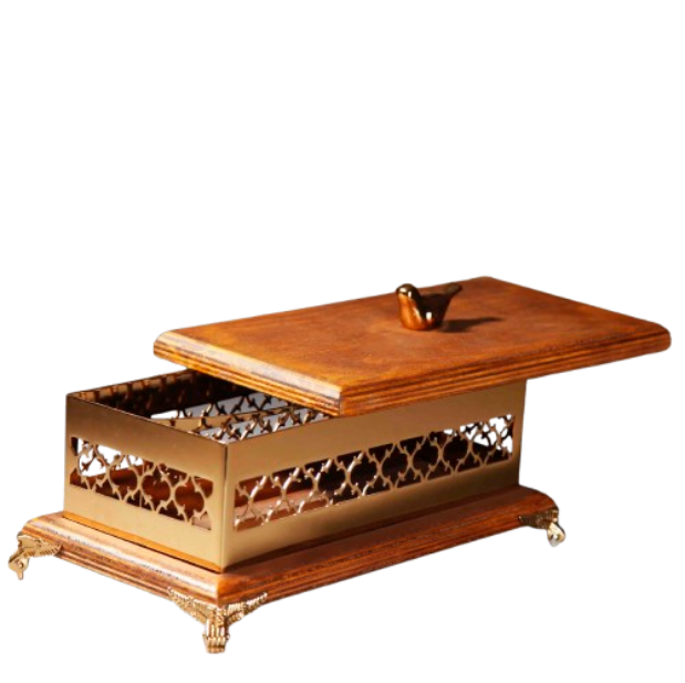 جای کارد و چنگال برنز شاخه ای