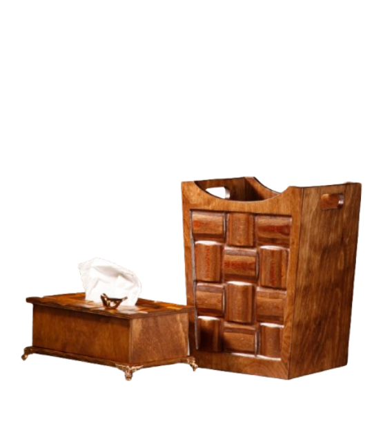 سطل چوبی طرح مربع